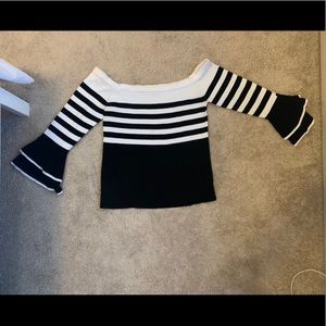 Plus size off the shoulder sweater